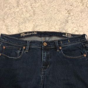 Madewell rail straight jeans